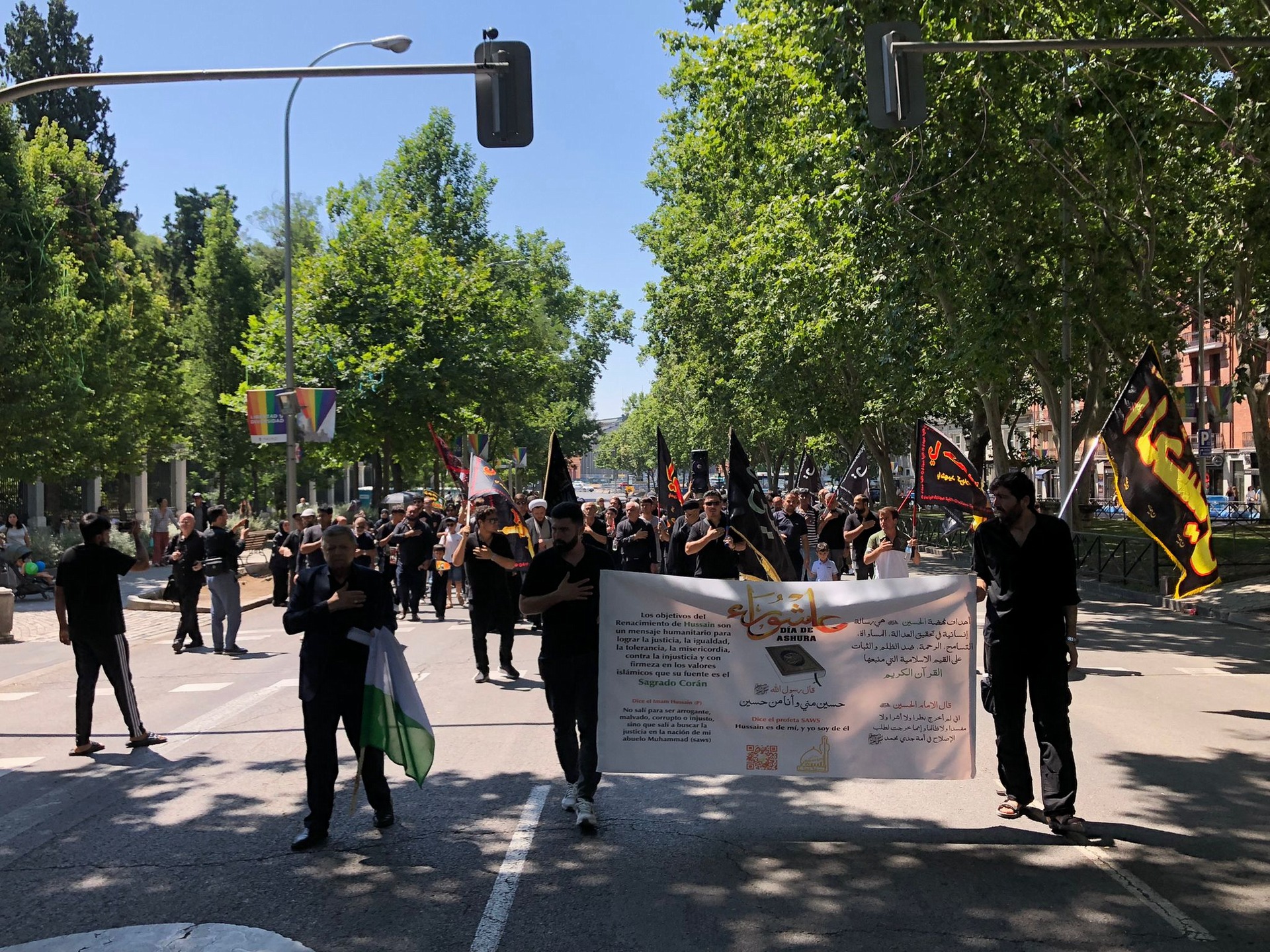 Procesión de la Ashura en Madrid